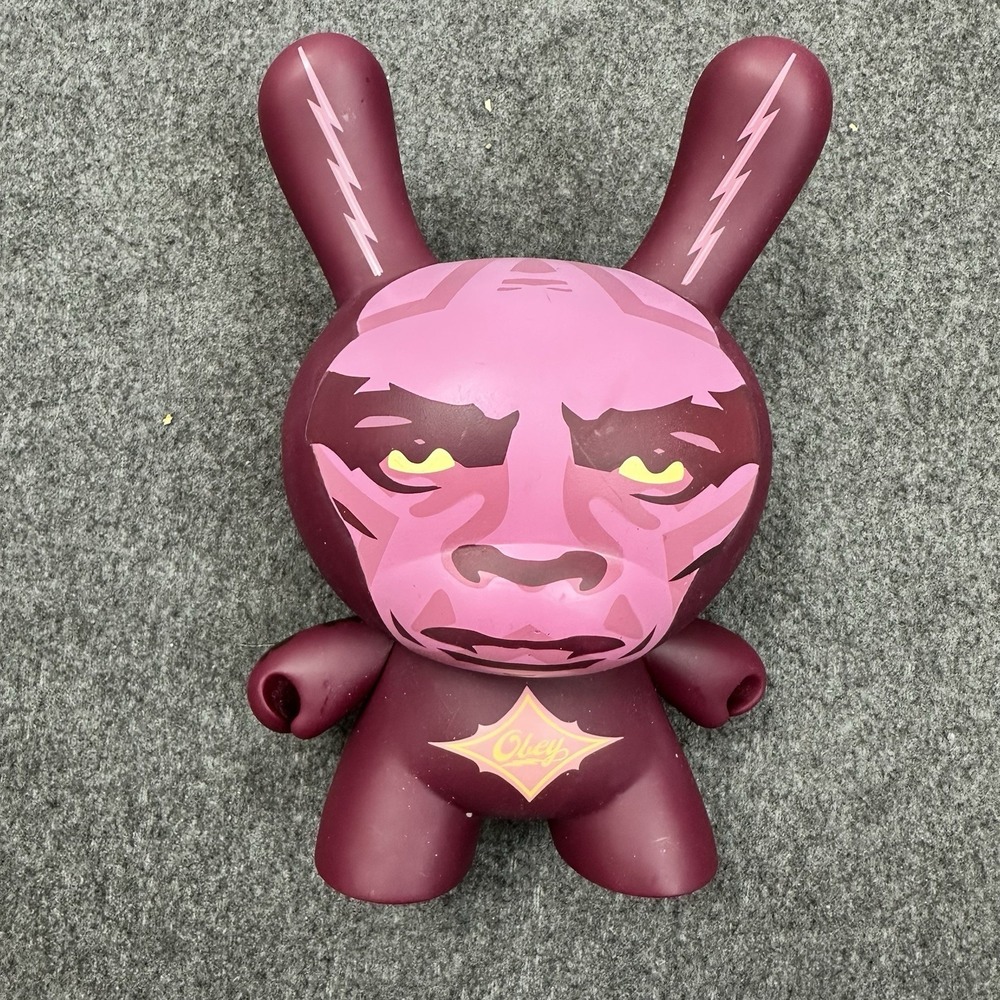 Obey Kidrobot Dunny Vinyl Figure Shepard Fairey Red Limited Art Toy